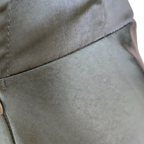 Saints + Secrets Satin Open Back Asymmetrical Hem Mini Dress Size Small - Picture 9 of 9